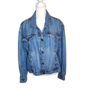 Free People Swing Tencel Denim Jacket